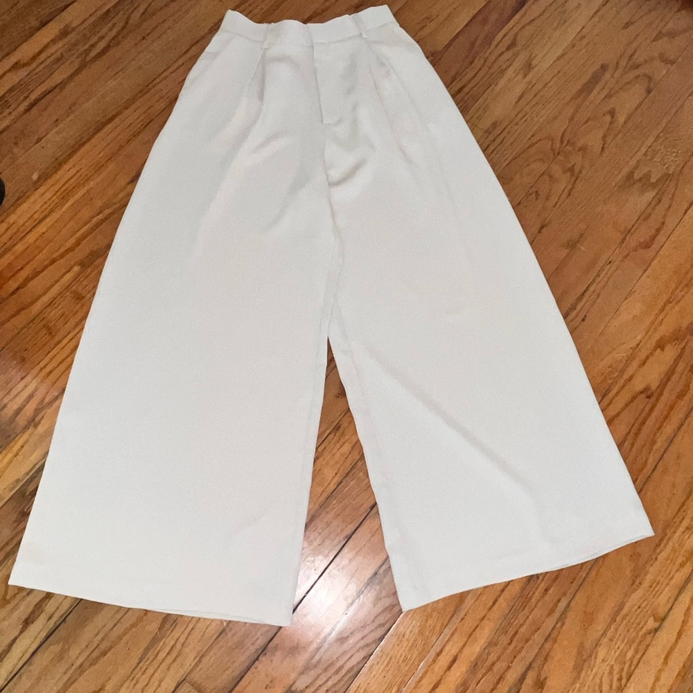 Tron Jori: Women’s Pleated Front Wide Leg Pants Size Small